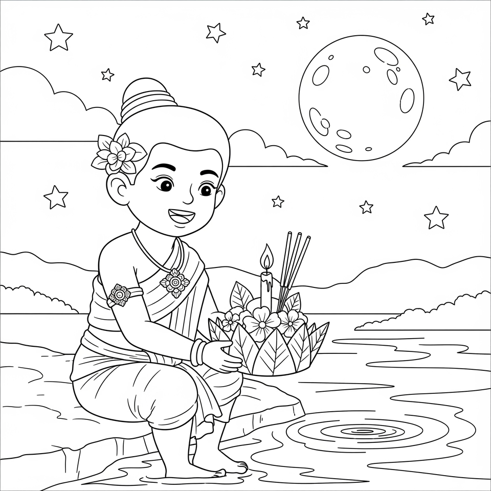 ลอยกระทงวันเพ็ญ