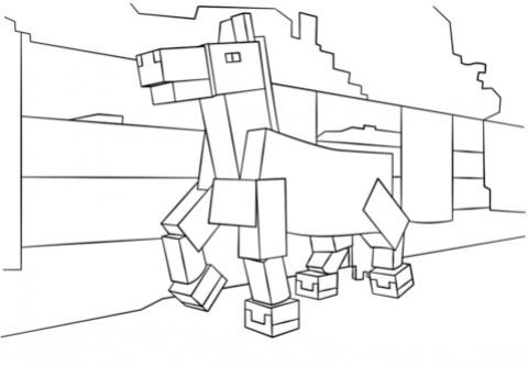 minecraft-horse-coloring-page