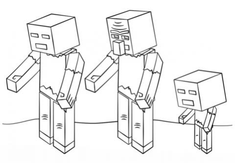 minecraft-zombies-coloring-page