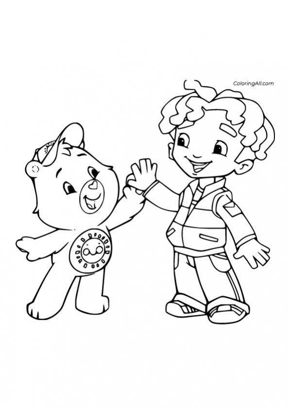 Funshine-Bear-and-a-Little-Boy