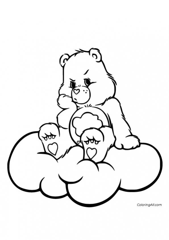 Grumpy-Bear-Sits-on-the-Cloud