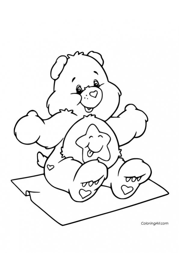 Laugh-a-lot-Bear-Sits-on-the-Rug