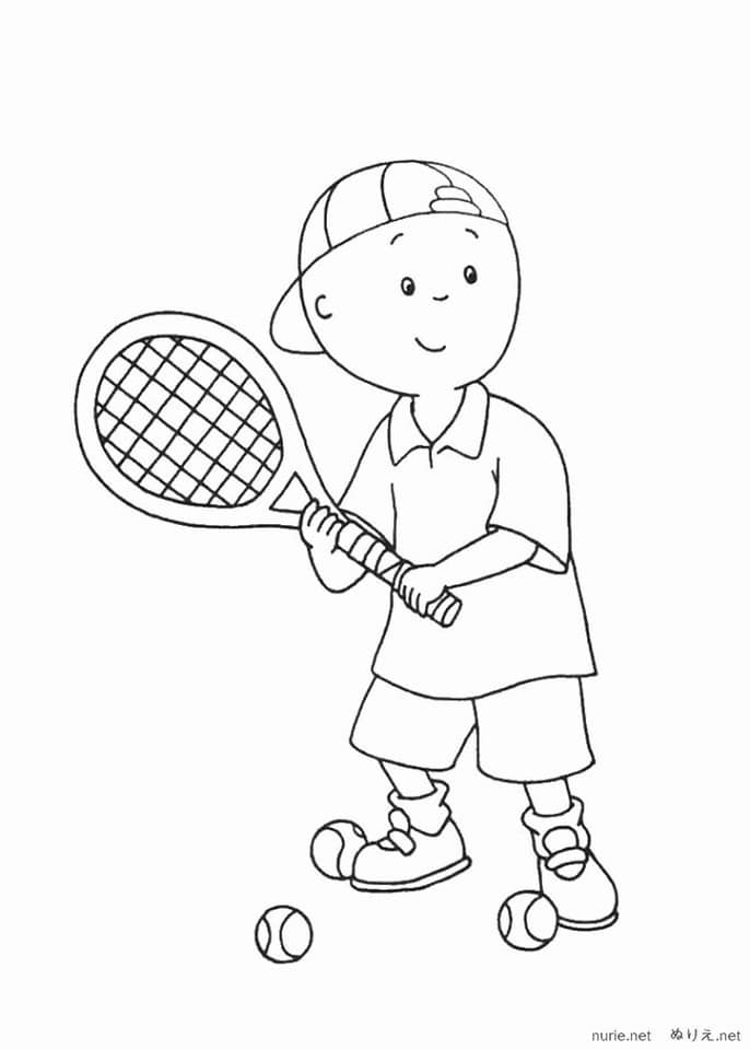 เด็กยืนเล่นเทนนิส