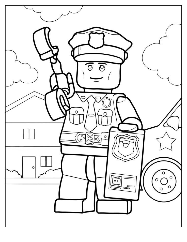 Police Coloring Roblox