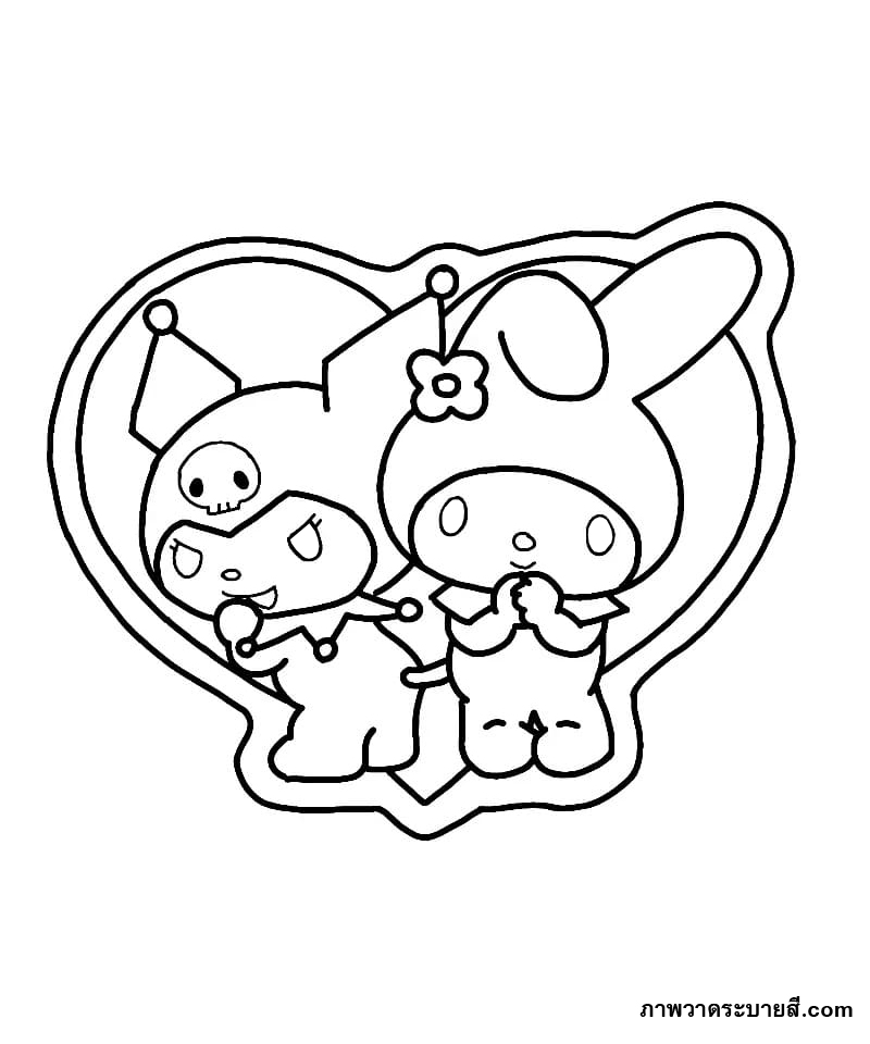 Kuromi and My Melody Friendship Moment