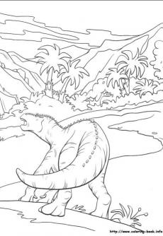 ภาพวาดระบายสีDinosaur 39