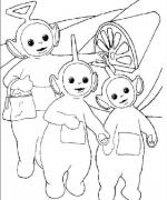 ภาพวาดระบายสีTeletubbies เทเลทับบีส์ 03