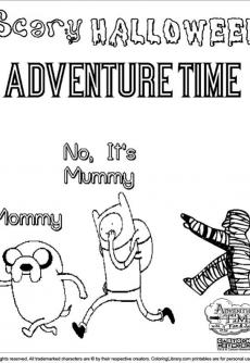 ภาพวาดระบายสีAdventure Time 20