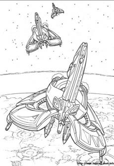 ภาพวาดระบายสีStar Wars 11